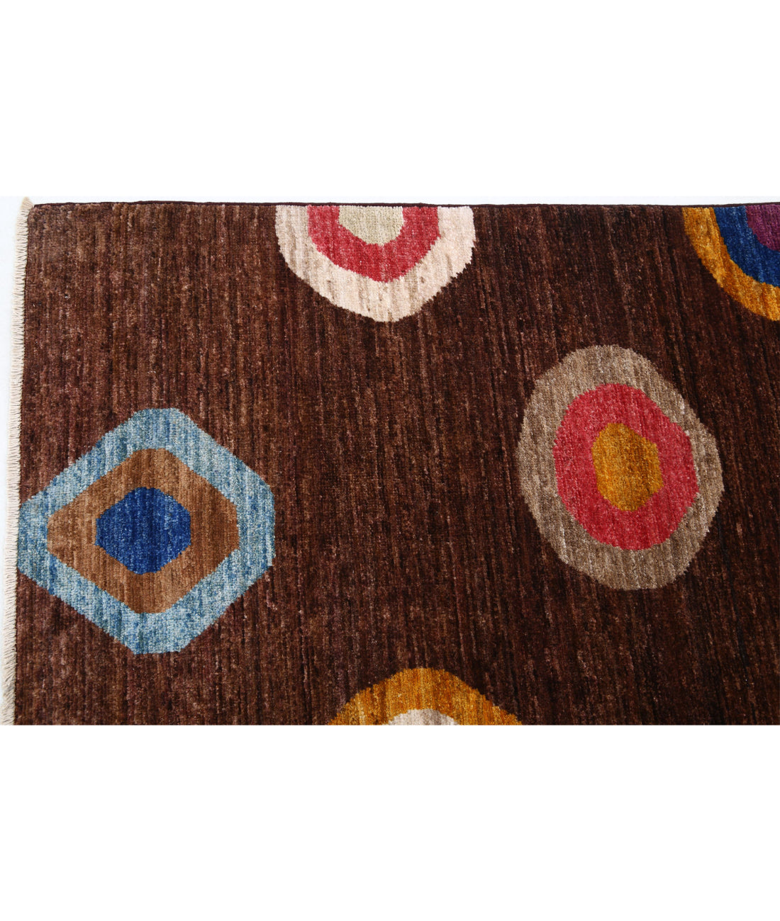 Modcar 6'4'' X 8'3'' Hand-Knotted Wool Rug 6'4'' x 8'3'' (190 X 248) / Multi / N/A