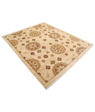 Modcar 6'6'' X 7'10'' Hand-Knotted Wool Rug 6'6'' x 7'10'' (195 X 235) / Beige / N/A