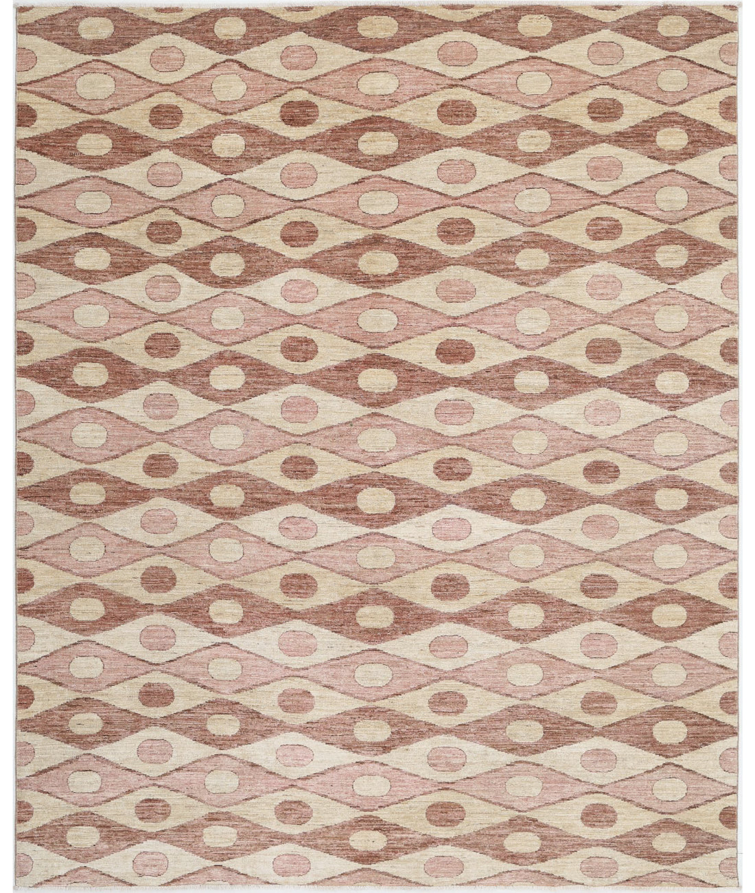 Modcar 6'6'' X 8'1'' Hand-Knotted Wool Rug 6'6'' x 8'1'' (195 X 243) / Multi / N/A