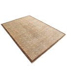 Modcar 5'7'' X 7'7'' Hand-Knotted Wool Rug 5'7'' x 7'7'' (168 X 228) / Beige / N/A