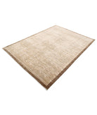 Modcar 5'7'' X 7'7'' Hand-Knotted Wool Rug 5'7'' x 7'7'' (168 X 228) / Beige / N/A