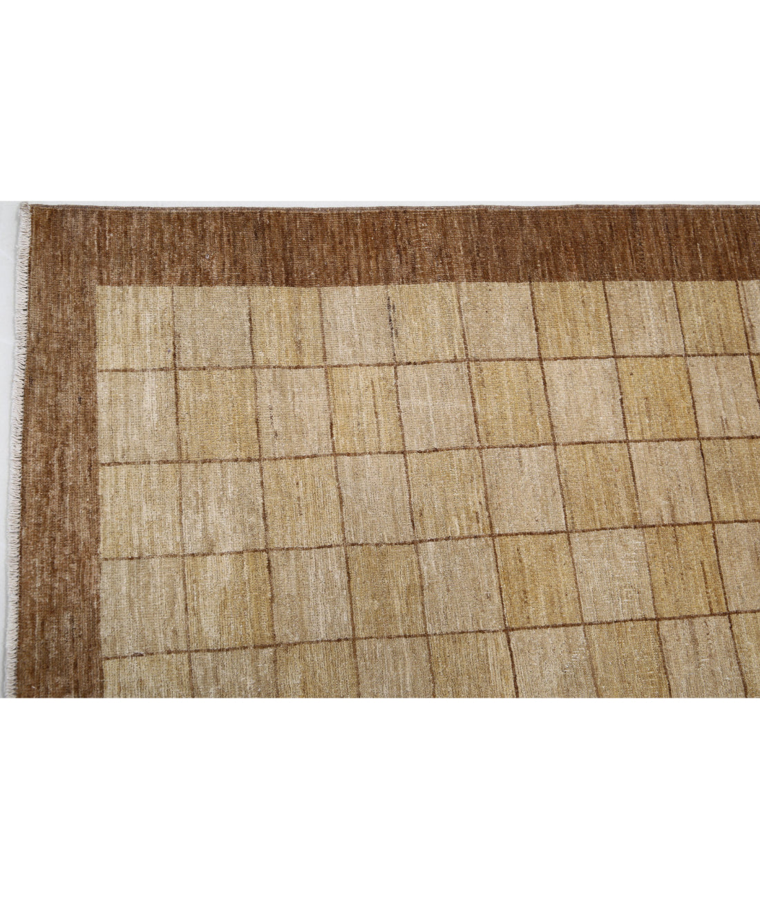 Modcar 6'0'' X 8'7'' Hand-Knotted Wool Rug 6'0'' x 8'7'' (180 X 258) / Beige / N/A