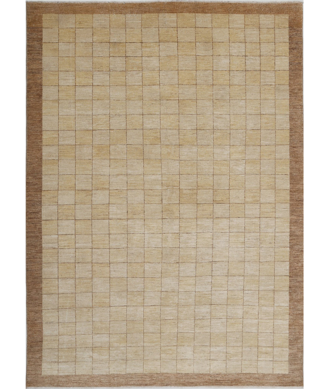 Modcar 6'0'' X 8'7'' Hand-Knotted Wool Rug 6'0'' x 8'7'' (180 X 258) / Beige / N/A