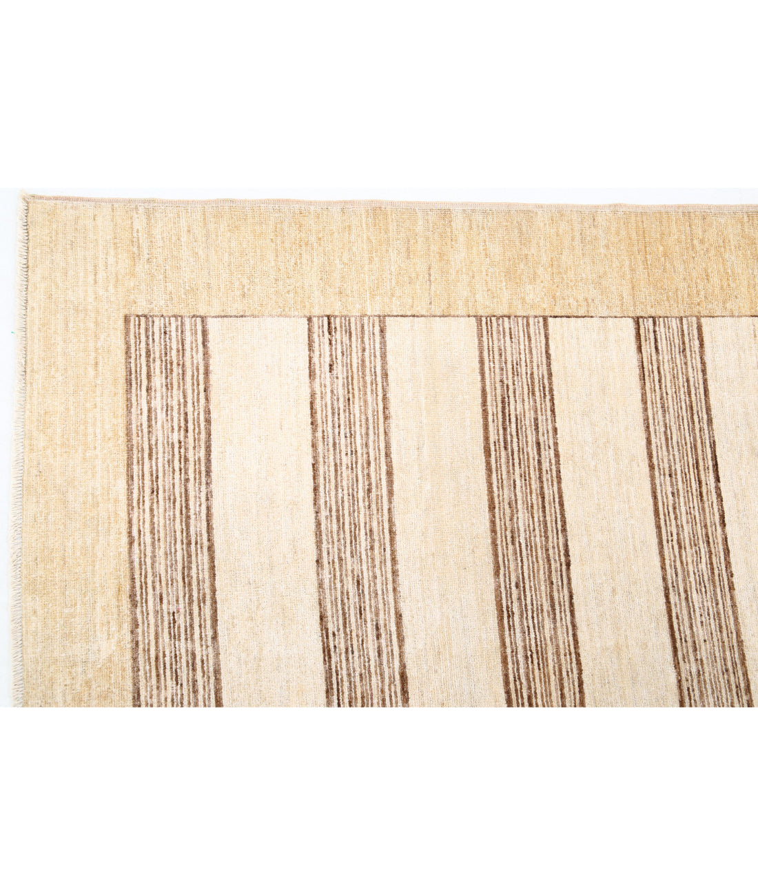 Modcar 6'5'' X 8'2'' Hand-Knotted Wool Rug 6'5'' x 8'2'' (193 X 245) / Beige / N/A