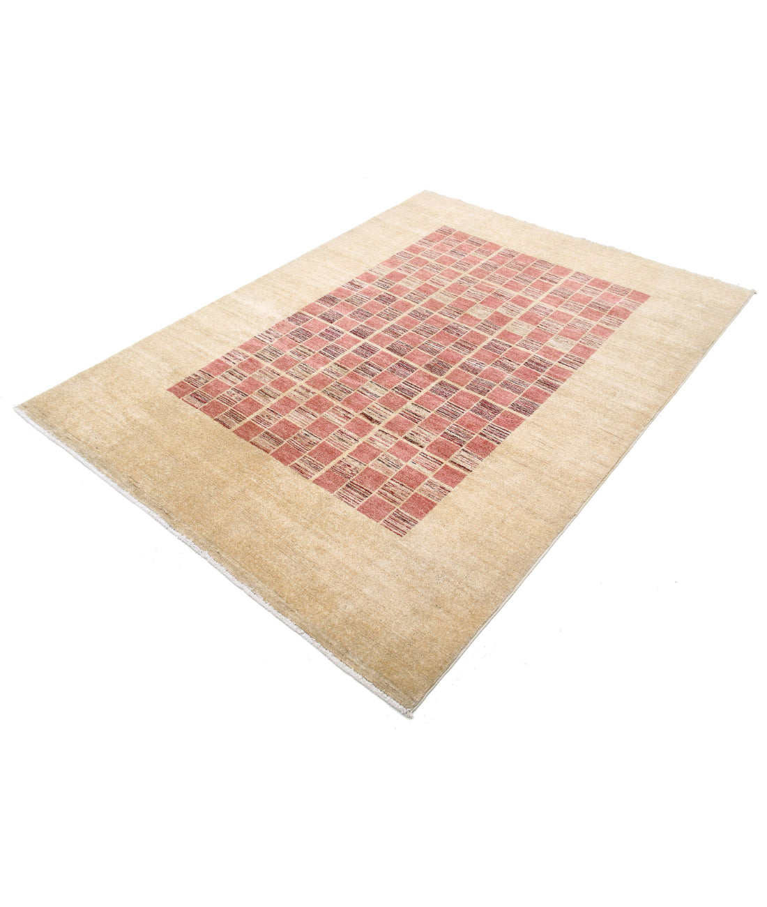 Modcar 5'4'' X 7'2'' Hand-Knotted Wool Rug 5'4'' x 7'2'' (160 X 215) / Multi / N/A