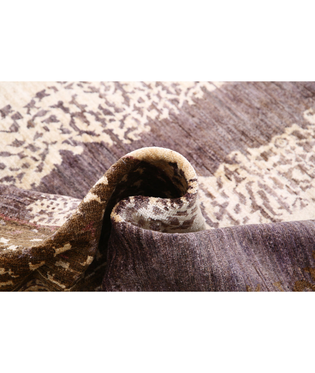 Modcar 6'7'' X 8'0'' Hand-Knotted Wool Rug 6'7'' x 8'0'' (198 X 240) / Beige / N/A