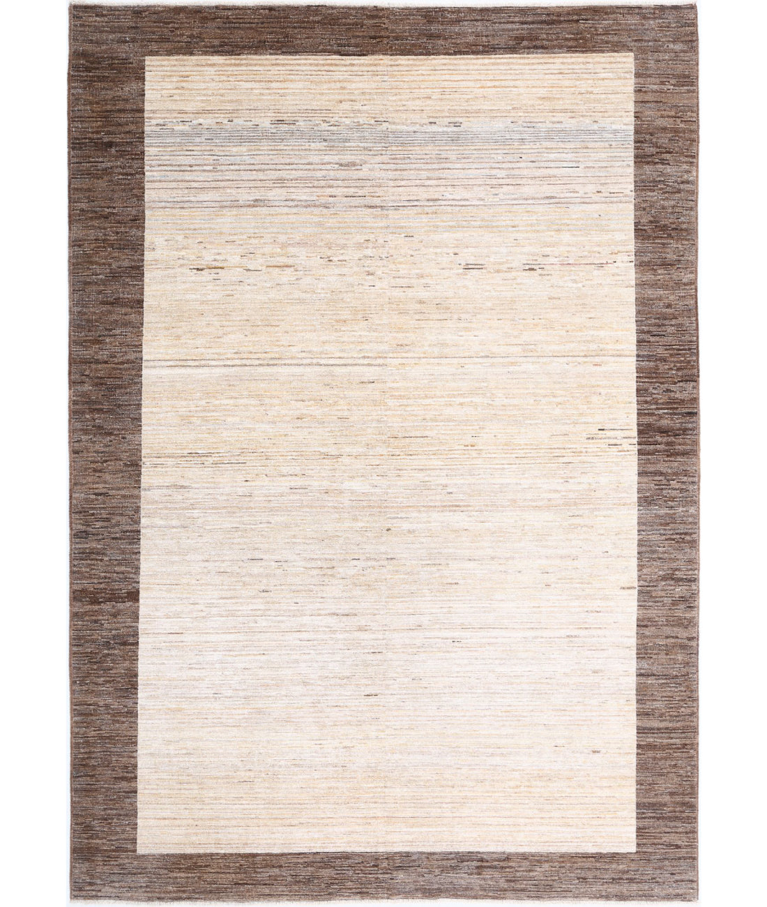 Modcar 6'3'' X 9'3'' Hand-Knotted Wool Rug 6'3'' x 9'3'' (188 X 278) / Multi / N/A