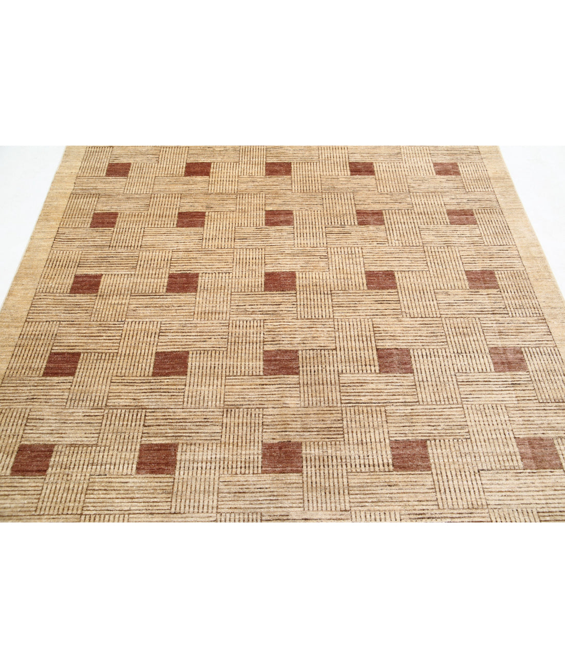 Modcar 5'11'' X 8'5'' Hand-Knotted Wool Rug 5'11'' x 8'5'' (178 X 253) / Multi / N/A