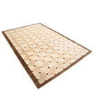 Modcar 6'0'' X 8'11'' Hand-Knotted Wool Rug 6'0'' x 8'11'' (180 X 268) / Beige / N/A