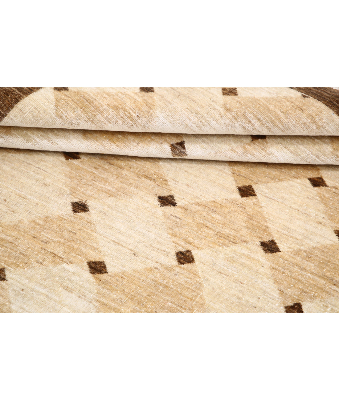 Modcar 6'0'' X 8'11'' Hand-Knotted Wool Rug 6'0'' x 8'11'' (180 X 268) / Beige / N/A