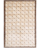 Modcar 6'0'' X 8'11'' Hand-Knotted Wool Rug 6'0'' x 8'11'' (180 X 268) / Beige / N/A