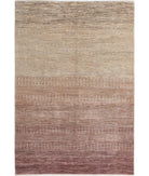 Modcar 4'5'' X 6'6'' Hand-Knotted Wool Rug 4'5'' x 6'6'' (133 X 195) / Beige / N/A