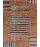 Modcar 6'9'' X 9'6'' Hand-Knotted Wool Rug 6'9'' x 9'6'' (203 X 285) / Beige / N/A