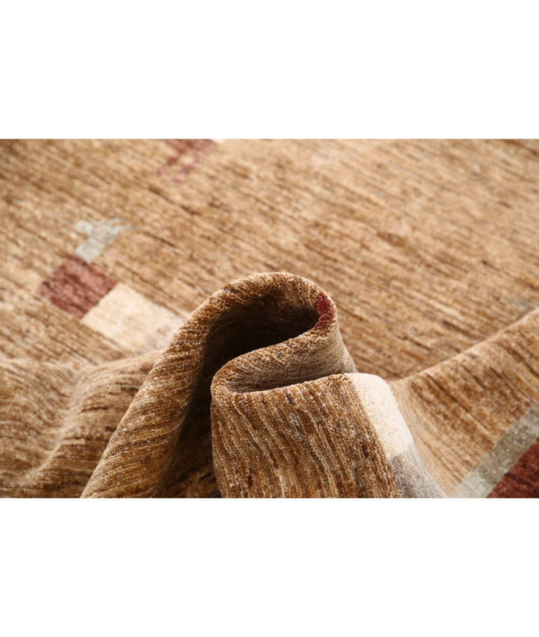 Modcar 5'11'' X 8'9'' Hand-Knotted Wool Rug 5'11'' x 8'9'' (178 X 263) / Beige / N/A