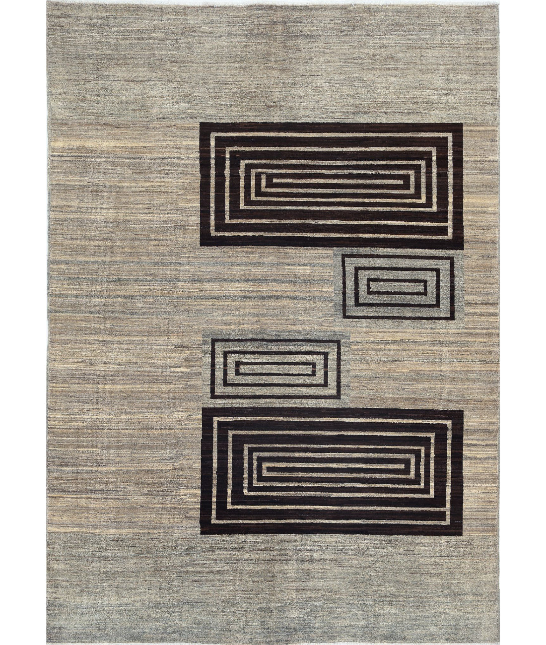 Modcar 5'6'' X 7'9'' Hand-Knotted Wool Rug 5'6'' x 7'9'' (165 X 233) / Multi / N/A