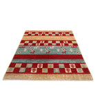 Modcar 4'10'' X 6'4'' Hand-Knotted Wool Rug 4'10'' x 6'4'' (145 X 190) / Multi / N/A