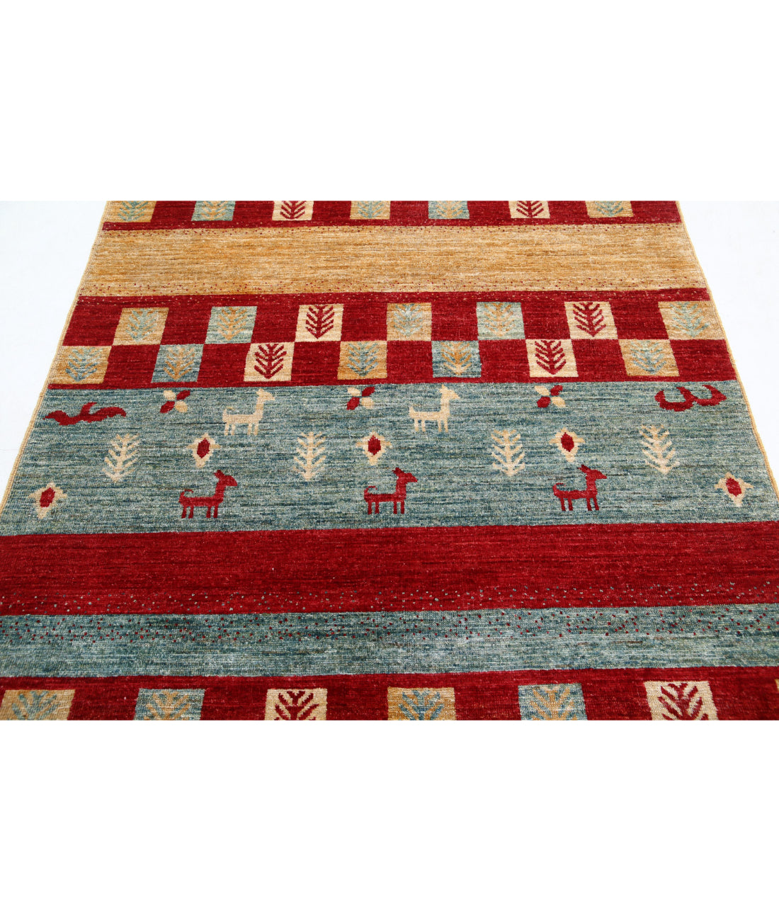 Modcar 4'10'' X 6'4'' Hand-Knotted Wool Rug 4'10'' x 6'4'' (145 X 190) / Multi / N/A