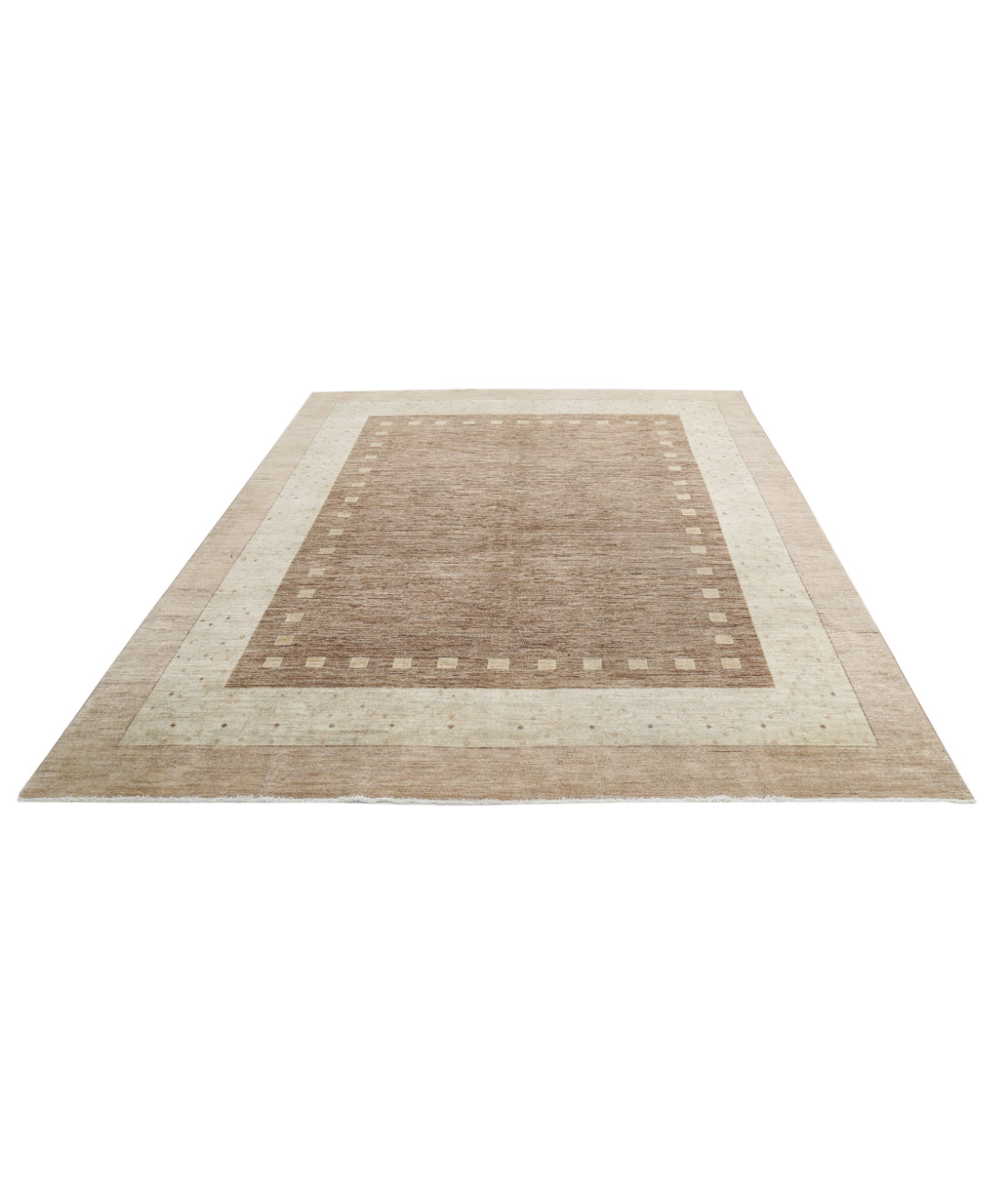 Modcar 7'11'' X 9'3'' Hand-Knotted Wool Rug 7'11'' x 9'3'' (238 X 278) / Beige / N/A