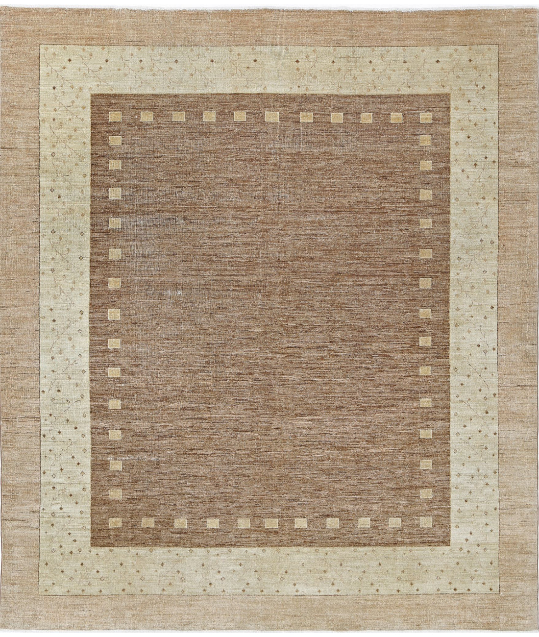 Modcar 7'11'' X 9'3'' Hand-Knotted Wool Rug 7'11'' x 9'3'' (238 X 278) / Beige / N/A