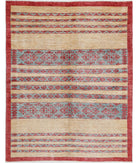 Modcar 4'8'' X 5'11'' Hand-Knotted Wool Rug 4'8'' x 5'11'' (140 X 178) / Multi / N/A