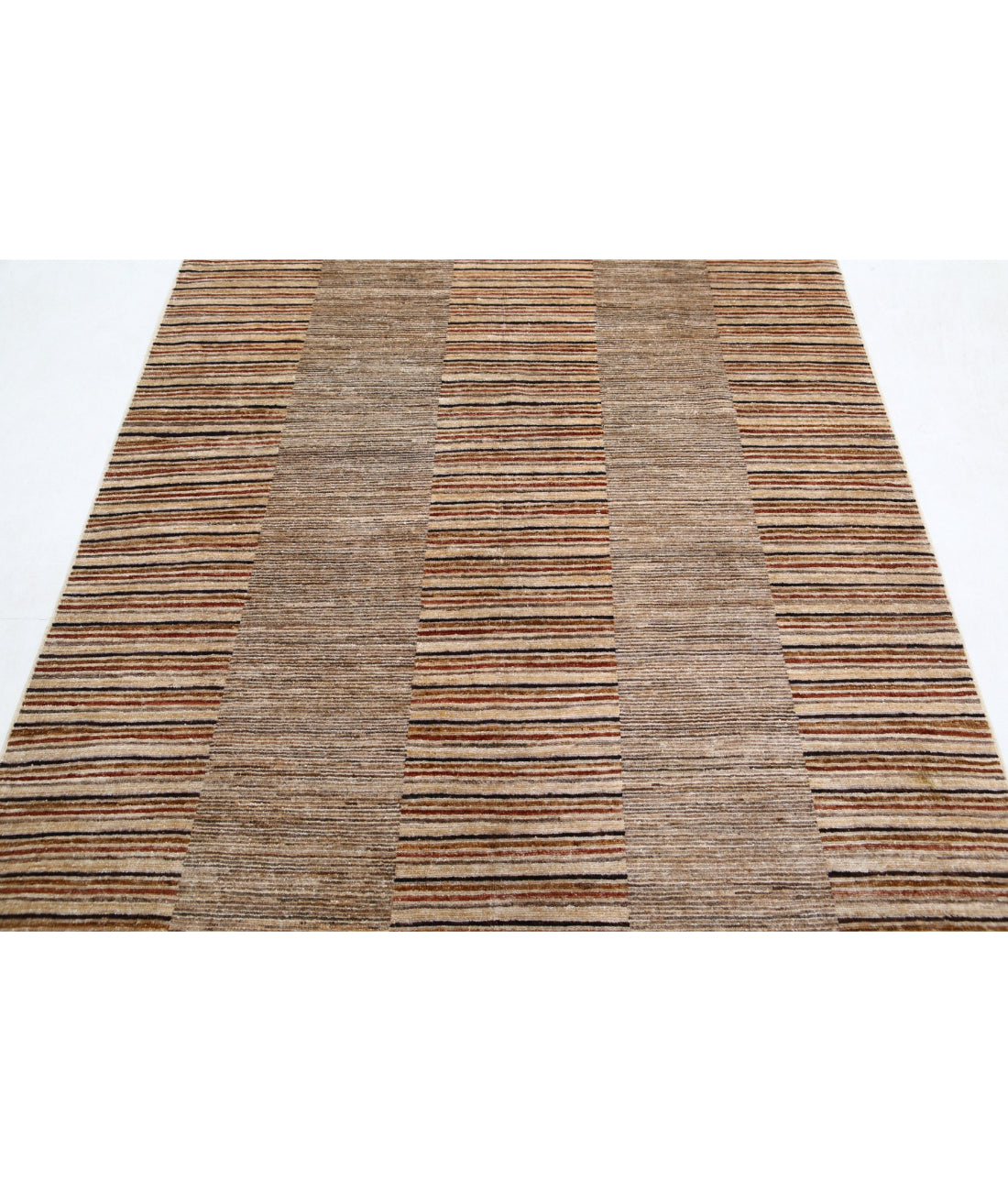 Modcar 4'9'' X 6'5'' Hand-Knotted Wool Rug 4'9'' x 6'5'' (143 X 193) / Multi / N/A