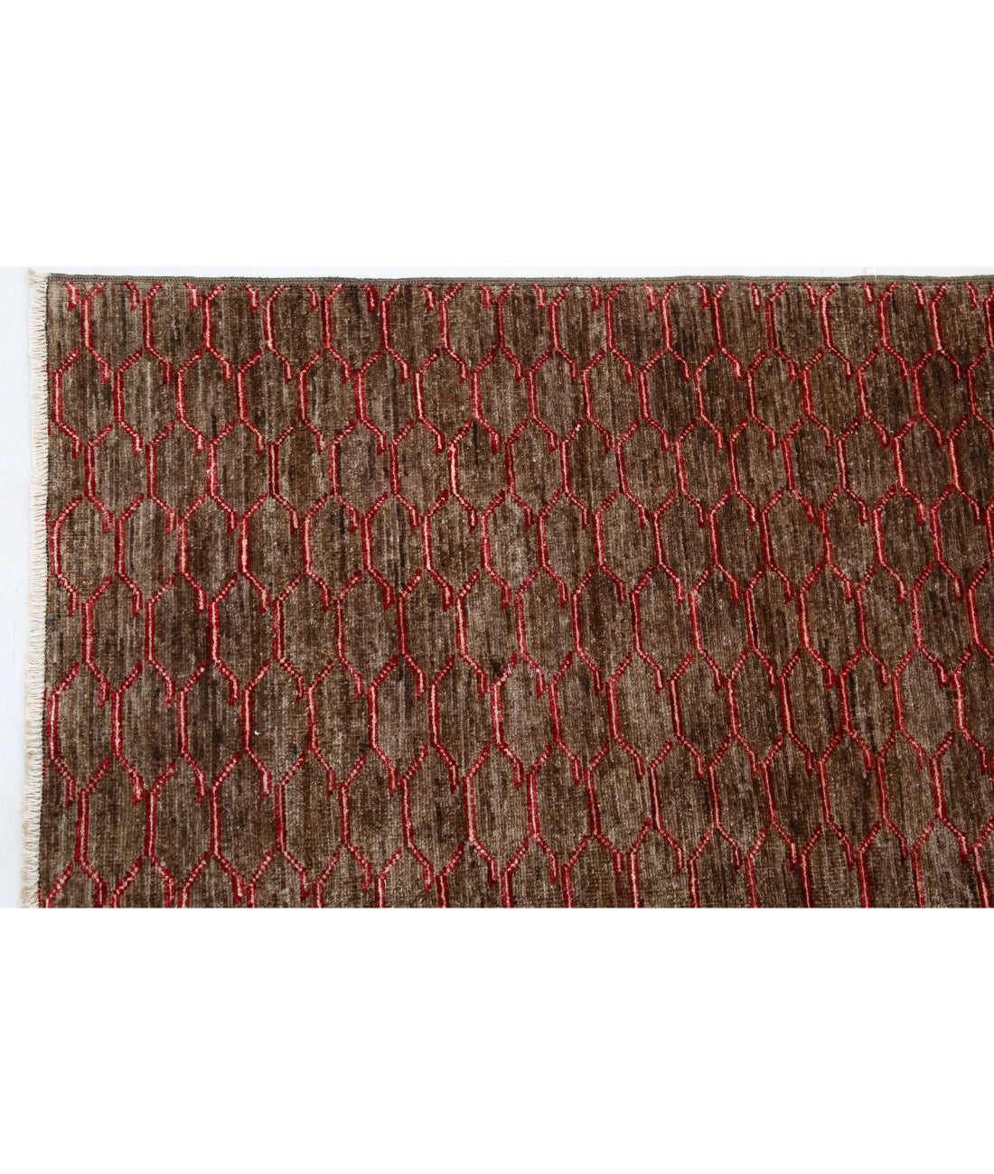 Modcar 6'8'' X 7'8'' Hand-Knotted Wool Rug 6'8'' x 7'8'' (200 X 230) / Multi / N/A