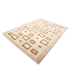 Modcar 6'8'' X 8'11'' Hand-Knotted Wool Rug 6'8'' x 8'11'' (200 X 268) / Beige / N/A