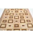 Modcar 6'8'' X 8'11'' Hand-Knotted Wool Rug 6'8'' x 8'11'' (200 X 268) / Beige / N/A