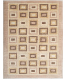 Modcar 6'8'' X 8'11'' Hand-Knotted Wool Rug 6'8'' x 8'11'' (200 X 268) / Beige / N/A