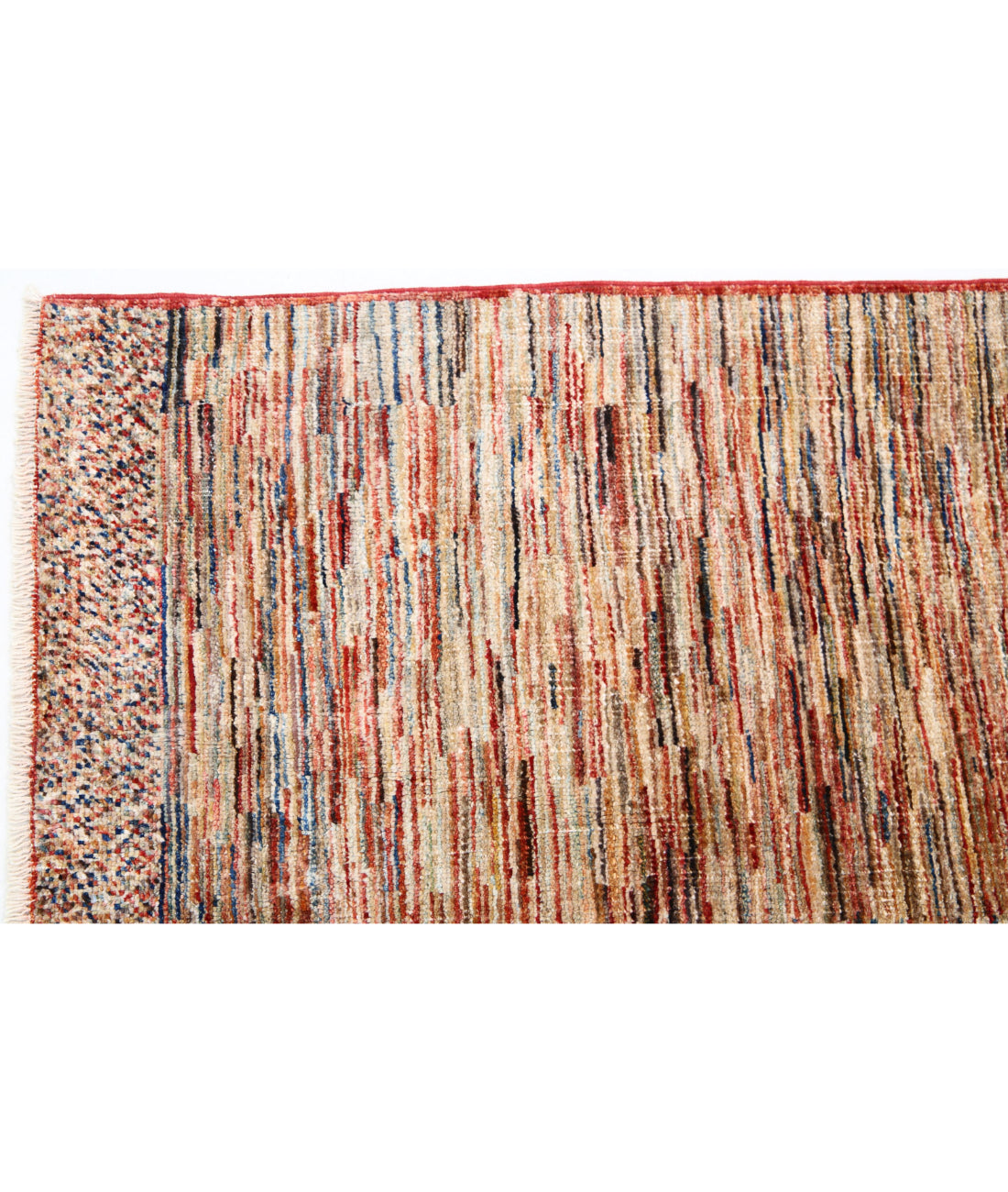 Modcar 7'1'' X 9'2'' Hand-Knotted Wool Rug 7'1'' x 9'2'' (213 X 275) / Multi / N/A