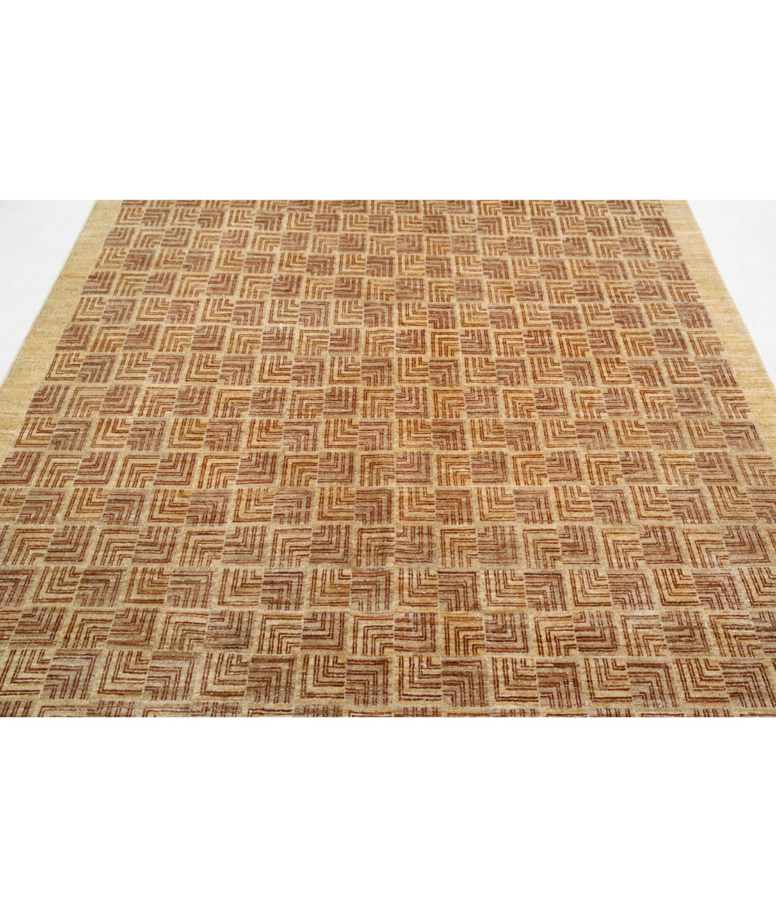 Modcar 6'6'' X 8'6'' Hand-Knotted Wool Rug 6'6'' x 8'6'' (195 X 255) / Multi / N/A