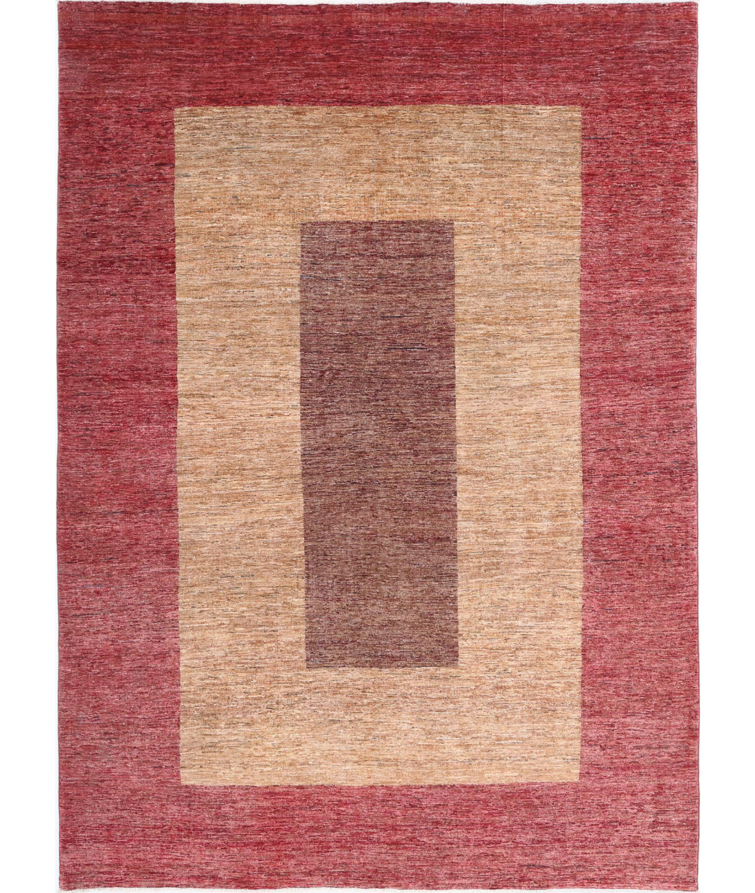 Modcar 6'8'' X 9'2'' Hand-Knotted Wool Rug 6'8'' x 9'2'' (200 X 275) / Multi / N/A