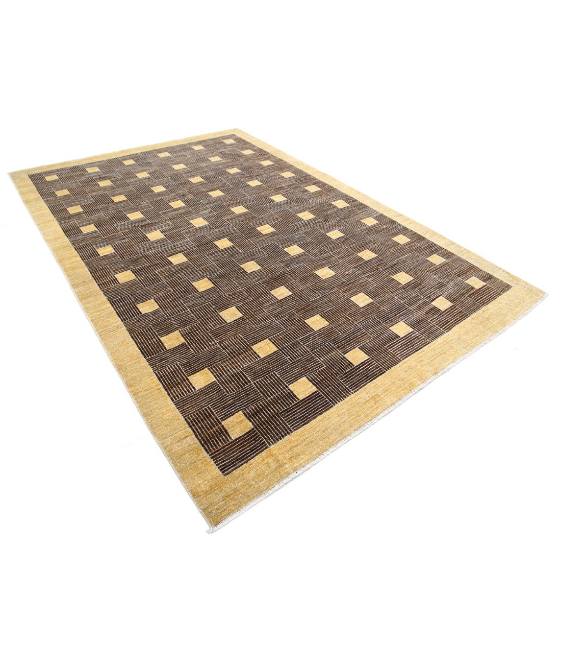 Modcar 6'6'' X 9'11'' Hand-Knotted Wool Rug 6'6'' x 9'11'' (195 X 298) / Multi / N/A