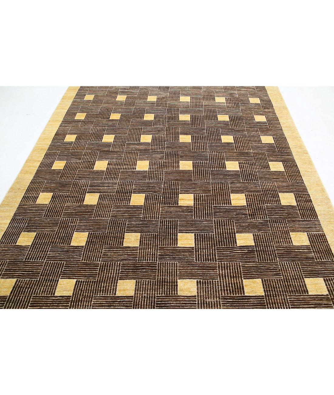 Modcar 6'6'' X 9'11'' Hand-Knotted Wool Rug 6'6'' x 9'11'' (195 X 298) / Multi / N/A