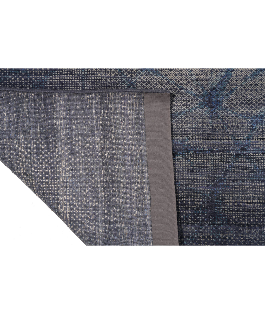 Flare 7' 11" X 9' 8" Hand-Knotted Wool-Silk Rug 7' 11" X 9' 8" (241 X 295) / Blue / Grey