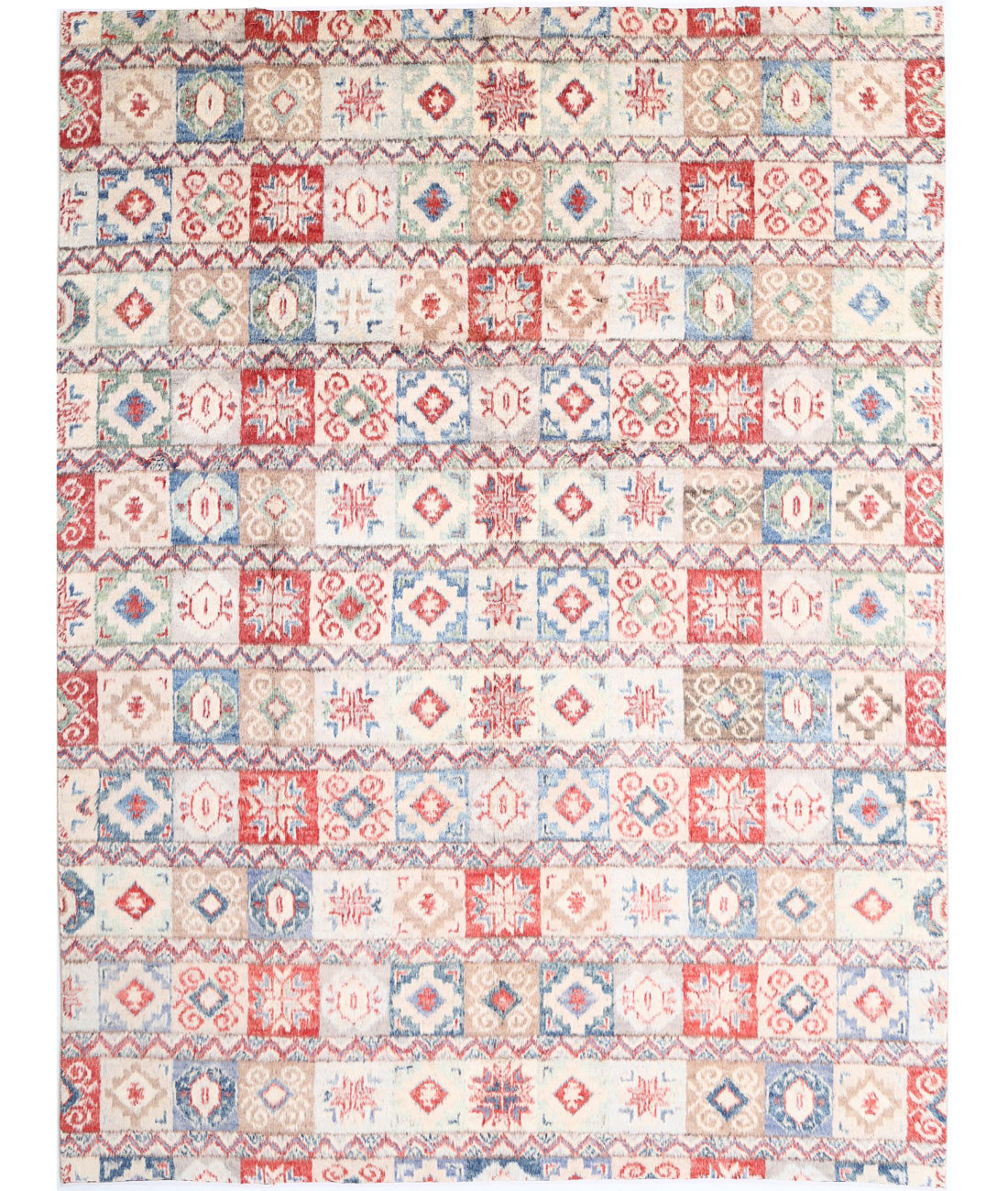 Moroccan 10'8'' X 13'10'' Hand-Knotted Wool Rug 10'8'' x 13'10'' (320 X 415) / Multi / Multi