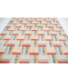 Moroccan 9'1'' X 12'2'' Hand-Knotted Wool Rug 9'1'' x 12'2'' (273 X 365) / Multi / Multi