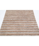 Moroccan 4'2'' X 5'11'' Hand-Knotted Wool Rug 4'2'' x 5'11'' (125 X 178) / Grey / Grey