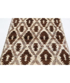 Moroccan 3'1'' X 4'11'' Hand-Knotted Wool Rug 3'1'' x 4'11'' (93 X 148) / Ivory / Brown