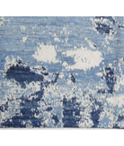 Moroccan 8'0'' X 9'3'' Hand-Knotted Wool Rug 8'0'' x 9'3'' (240 X 278) / Blue / N/A