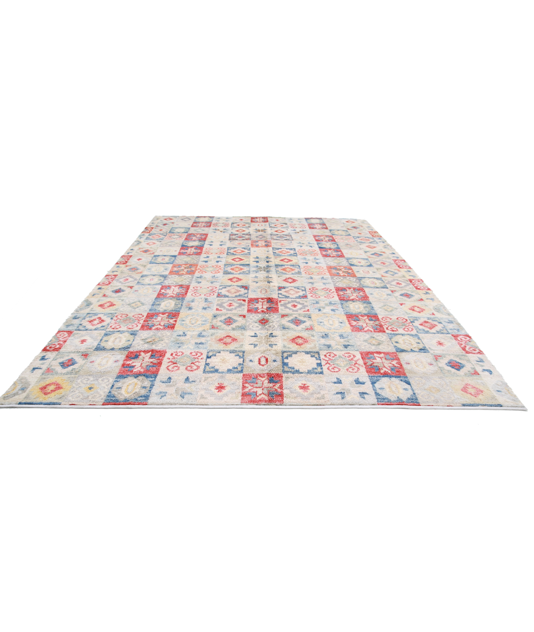 Moroccan 10'7'' X 13'11'' Hand-Knotted Wool Rug 10'7'' x 13'11'' (318 X 418) / Multi / Multi
