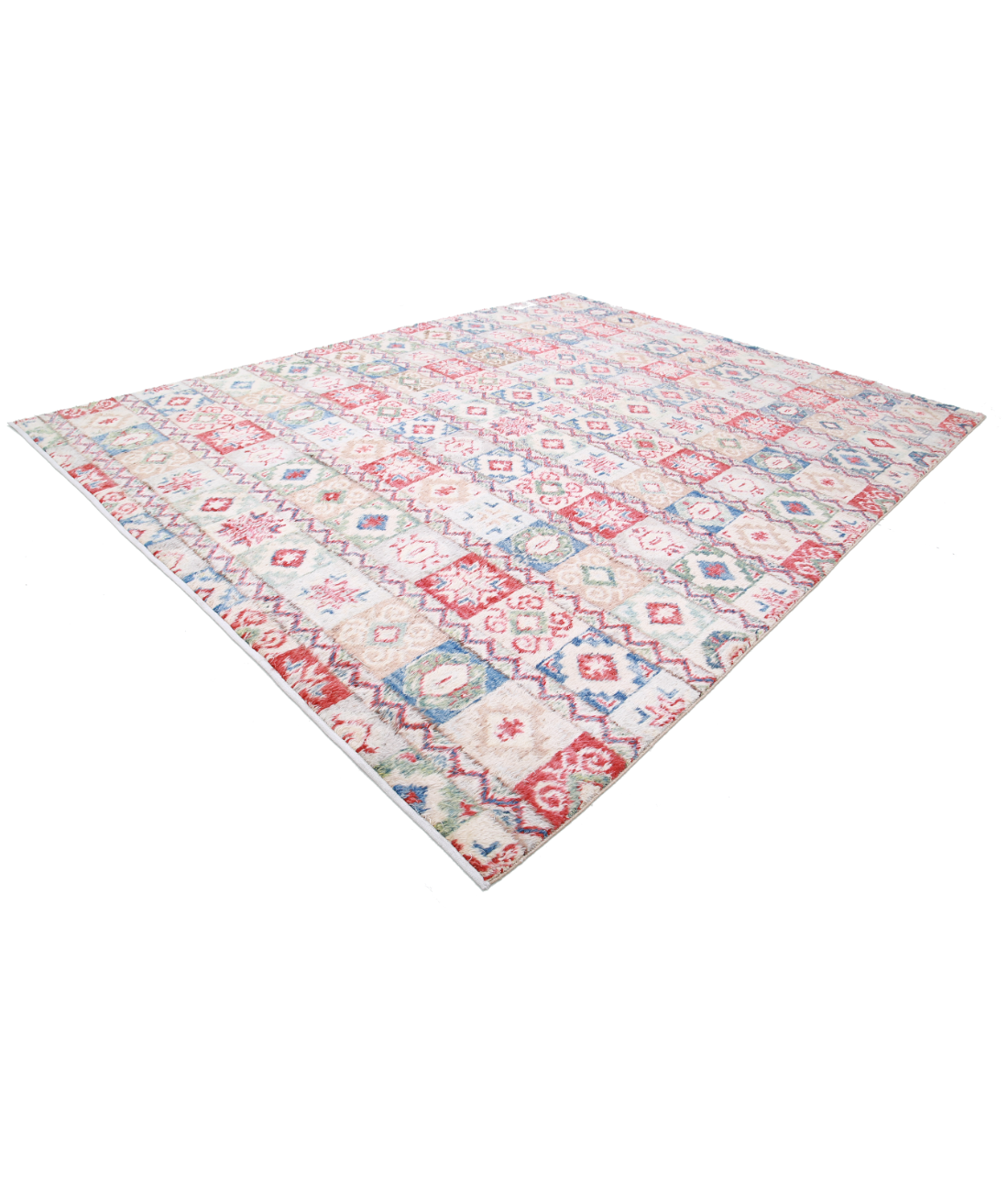 Moroccan 10'8'' X 13'10'' Hand-Knotted Wool Rug 10'8'' x 13'10'' (320 X 415) / Multi / Multi