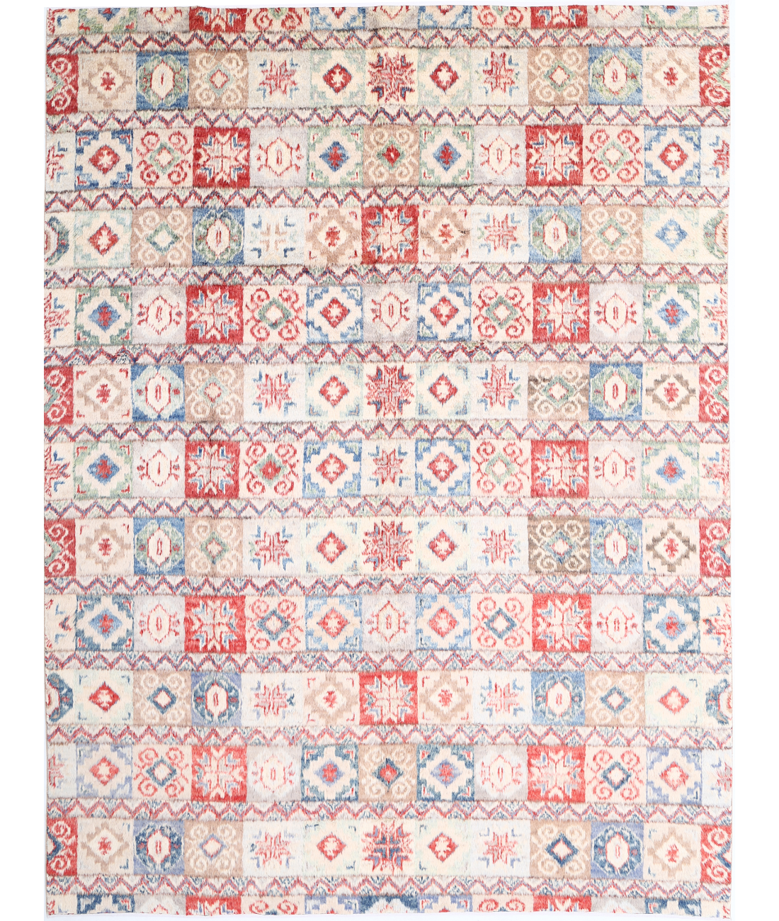 Moroccan 10'8'' X 13'10'' Hand-Knotted Wool Rug 10'8'' x 13'10'' (320 X 415) / Multi / Multi