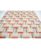 Moroccan 9'1'' X 12'2'' Hand-Knotted Wool Rug 9'1'' x 12'2'' (273 X 365) / Multi / Multi