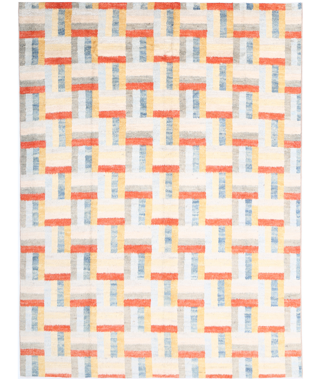 Moroccan 9'1'' X 12'2'' Hand-Knotted Wool Rug 9'1'' x 12'2'' (273 X 365) / Multi / Multi