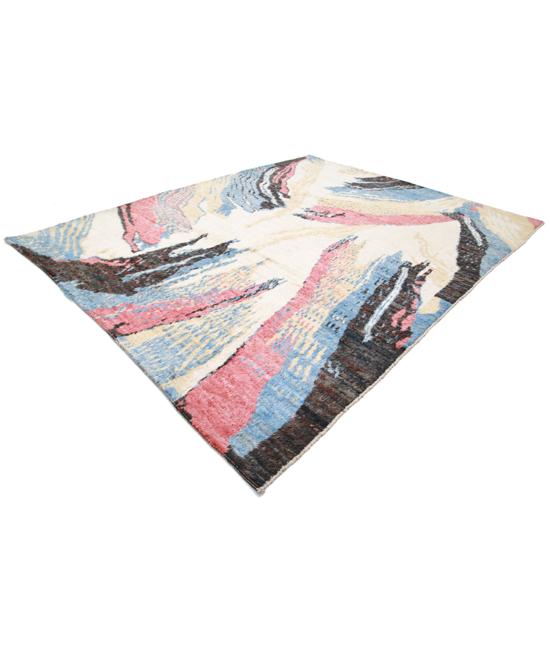 Moroccan 10'0'' X 12'6'' Hand-Knotted Wool Rug 10'0'' x 12'6'' (300 X 375) / Multi / Multi