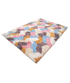 Moroccan 6'7'' X 9'3'' Hand-Knotted Wool Rug 6'7'' x 9'3'' (198 X 278) / Multi / Multi