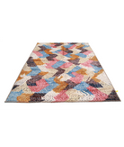 Moroccan 6'7'' X 9'3'' Hand-Knotted Wool Rug 6'7'' x 9'3'' (198 X 278) / Multi / Multi