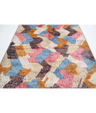 Moroccan 6'7'' X 9'3'' Hand-Knotted Wool Rug 6'7'' x 9'3'' (198 X 278) / Multi / Multi