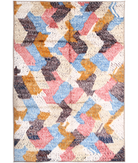 Moroccan 6'7'' X 9'3'' Hand-Knotted Wool Rug 6'7'' x 9'3'' (198 X 278) / Multi / Multi